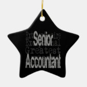 Hoofdaccountant Extraordinaire Keramisch Ornament (Voorkant)