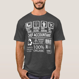 Hoofdaccountant Multitasking Cadeusartikel T-shirt