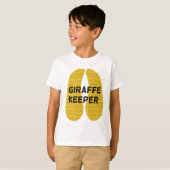 Hoofdafdruk Giraffe Keeper T-shirt (Voorkant volledig)