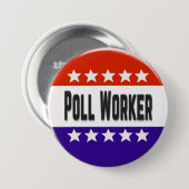 hoofdarbeidster ronde button 7,6 cm (Voorkant /achterkant)