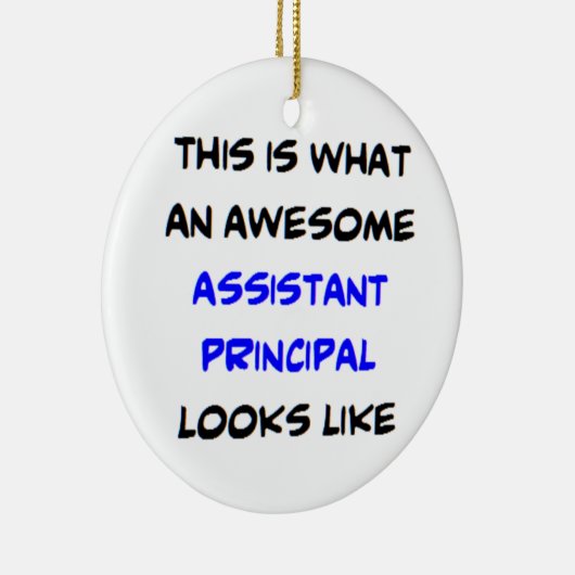 Hoofdassistent, geweldige keramisch ornament (Rechts)