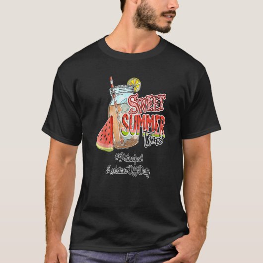 Hoofdassistent van dienst Summer Break Sweet Su T-shirt (Voorkant)