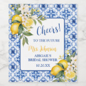 HOOFDATTRACTIE CITROEN BRUIDSSUITE WIJN ETIKET (Enkel label)