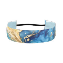 Hoofdband Draaikolken van Blauw, Wit of Goud 