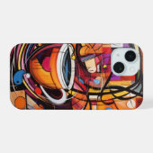 Hoofdband voor telefoon iPhone 15 case (Achterkant horizontaal)