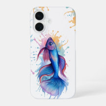 Hoofdband - Watercolor Serie: Betta Vis