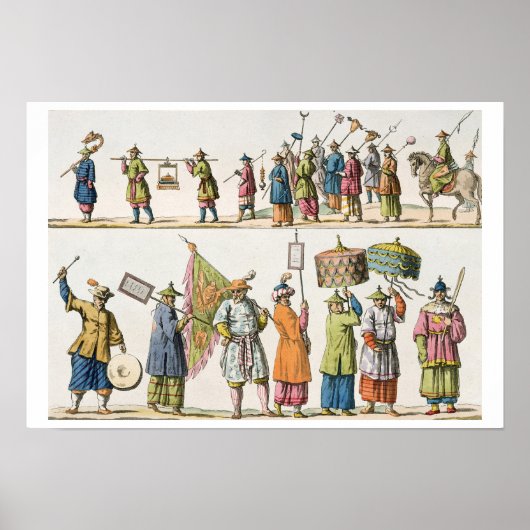 Hoofdbegeleiders van het proc van de Chinese keize Poster (Voorkant)