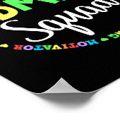 Hoofdbemanningsadministrateur van de Squad School  Poster (Hoek)