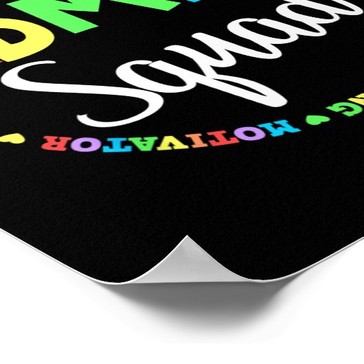 Hoofdbemanningsadministrateur van de Squad School  Poster (Hoek)