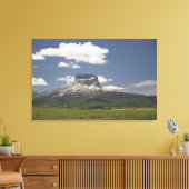 Hoofdbergbeklimmen met graasvee canvas afdruk (Insitu (Woonkamer))