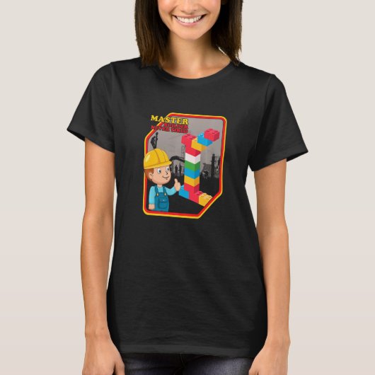 HoofdBouwer nooit verbonden Bouwbouw B T-shirt (Voorkant)