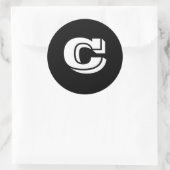 Hoofdbrief C Grote ronde trekkers van Janz Sticker (Tas)