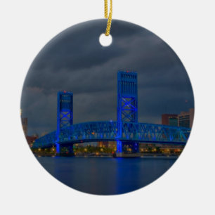 Hoofdbrug Jacksonville FL Keramisch Ornament
