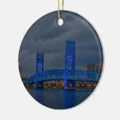 Hoofdbrug Jacksonville FL Keramisch Ornament (Links)