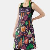 Hoofdchef Gepersonaliseerd Modern Groente Patroon Schort (Insitu)