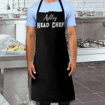 Hoofdchef Gepersonaliseerde Zwarte en Witte Keuken