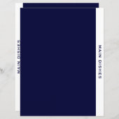 Hoofddeksels | Ontvanger divider | Eenvoudige mari (Voorkant / Achterkant)