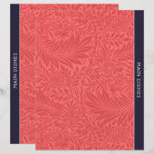 Hoofddeksels | Ontvanger divider |  Rode Floral (Voorkant / Achterkant)