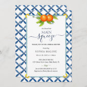 Hoofddrukklep Oranje douche Kaart (Voorkant / Achterkant)