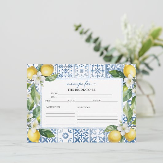 hoofddrukknop | Citroen Vrijgezellenfeest Recept K Kaart (Staand voorkant)