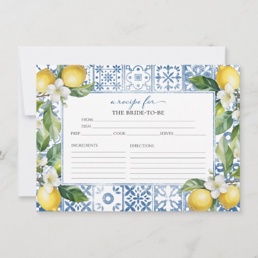 hoofddrukknop | Citroen Vrijgezellenfeest Recept K Kaart (Voorkant)