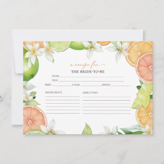 hoofddrukknop | Citrus Vrijgezellenfeest Recept Ka Kaart (Voorkant)