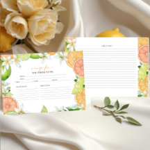 hoofddrukknop | Citrus Vrijgezellenfeest Recept Ka