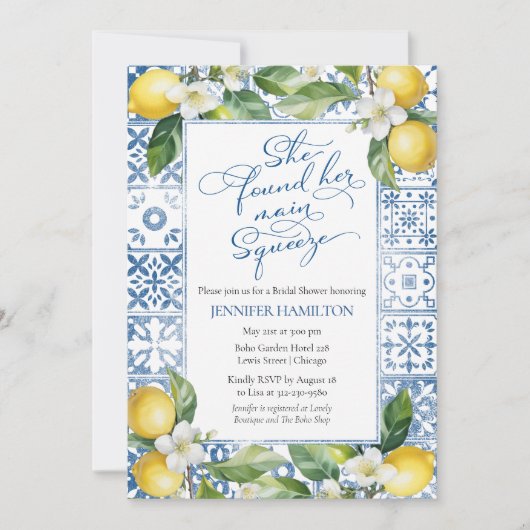 hoofddrukknop | Mediterraan Vrijgezellenfeest van  Kaart (Voorkant)