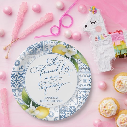 hoofddrukknop | Mediterraan Vrijgezellenfeest van  Papieren Bordje (Feest)