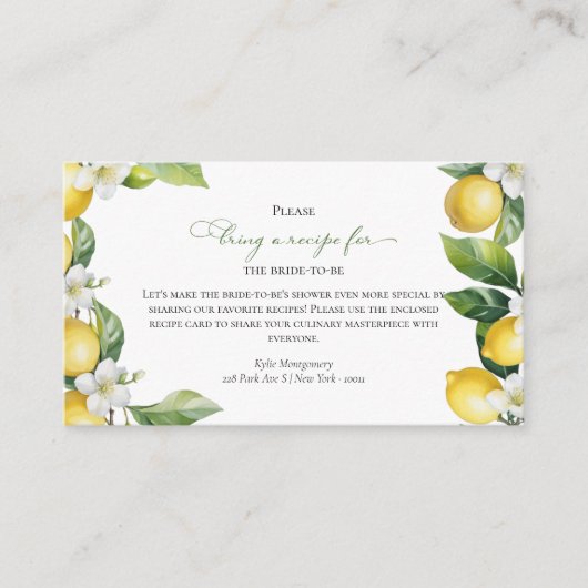 hoofddrukknop | Vrijgezellenfeest Recept Aanvraag  Informatiekaartje (Voorkant)