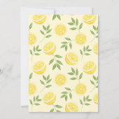 hoofddrukknop | Vrijgezellenfeest van citroen Kaart (Achterkant)