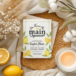 hoofddrukknop | Vrijgezellenfeest van citroen Kaart