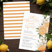 hoofddrukknop | Waterverf citroen Vrijgezellenfees Kaart