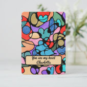 HOOFDELEN NEUROGRAFISCHE DIGITALE WATERVERVEN BEDANKKAART (Staand voorkant)