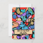 HOOFDELEN NEUROGRAFISCHE DIGITALE WATERVERVEN BEDANKKAART (Voorkant)