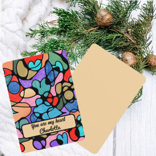 HOOFDELEN NEUROGRAFISCHE DIGITALE WATERVERVEN BEDANKKAART