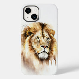 Hoofdelijke Waterverf Lion Phone Case