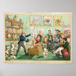 Hoofden en hersenen van kalveren; een farmacologis poster