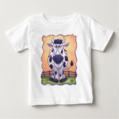 Hoofden en mails Kutten Koe art T-shirts (Voorkant)