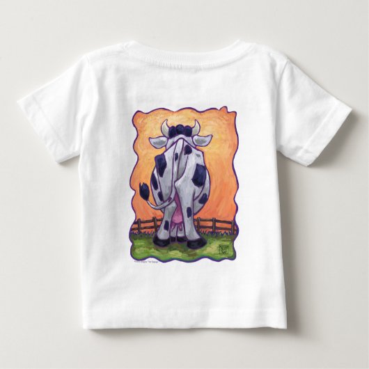 Hoofden en mails Kutten Koe art T-shirts (Achterkant)