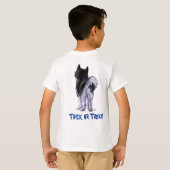 Hoofden en staarten Husky Dit is mijn kostuum T-shirt (Achterkant volledig)