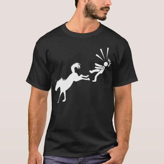 Hoofden Horses mustang T-shirt (Voorkant)