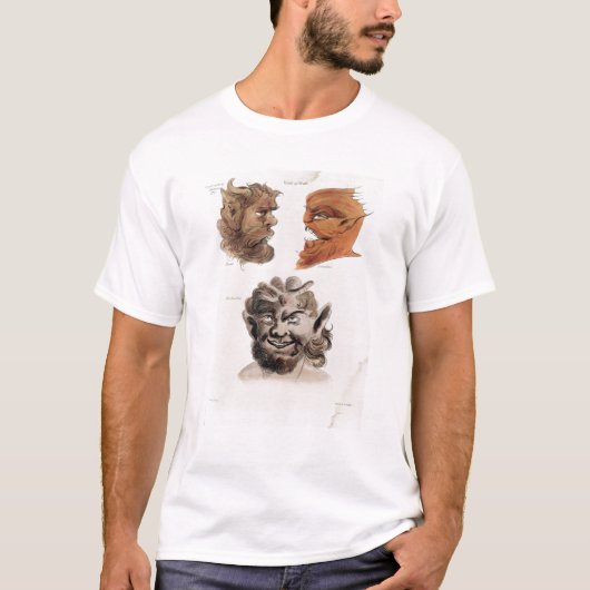 Hoofden van de boze demonen t-shirt (Voorkant)