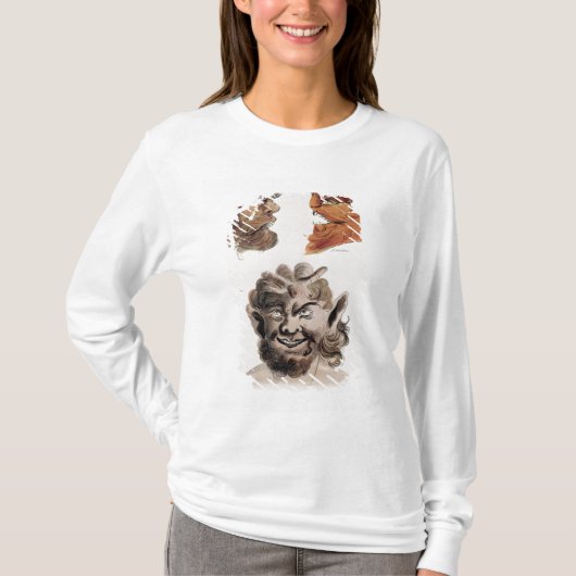 Hoofden van de boze demonen t-shirt (Voorkant)