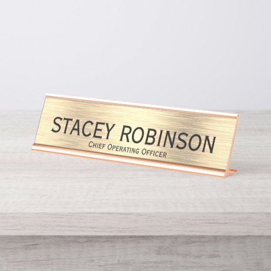 Hoofdfunctionaris Bureau Naambordje (Voorkant)