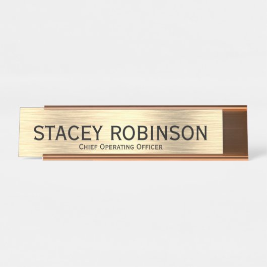 Hoofdfunctionaris Bureau Naambordje (Voorkant)