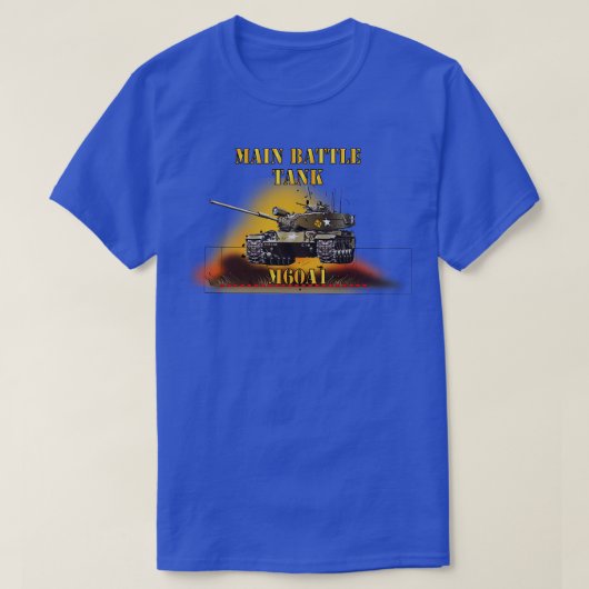 Hoofdgevechtstank M60A1 W Vuur T-shirt (Design voorkant)