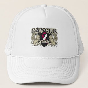 Hoofdhalskanker Overlevende Mannen Heraldry Trucker Pet