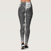 HOOFDHORSEMAN CLOWN, HALLOEEN ZEBRA LEGGINGS (Achterkant)