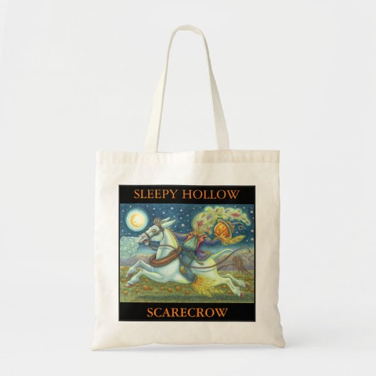 HOOFDHORSEMAN SCARECROW HALLOEEN CANVAS TAS (Voorkant)